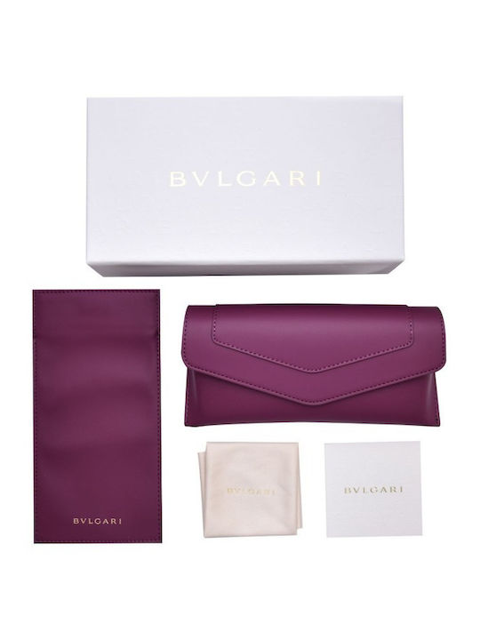 Bvlgari Damen Sonnenbrille mit Beige Kunststoff Gestell und Beige Linse