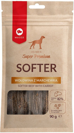 Maced Softer Dog Treat Gluten Free with Beef and Carrot 100gr