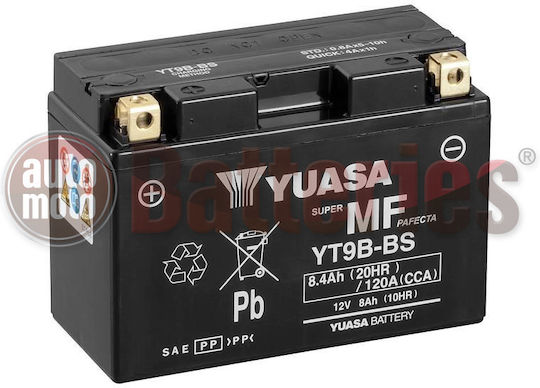 Yuasa Затворен тип Мотоциклетна батерия 120Спецификация с капацитет 8.4Ах