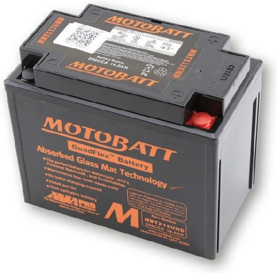 MotoBatt Затворен тип Мотоциклетна батерия 200Спецификация с капацитет 14.8Ах
