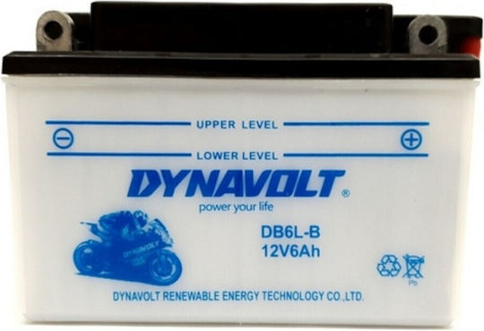 Dynavolt Deschis Baterie Motocicleta YB6L-B cu Capacitatea 6Ah