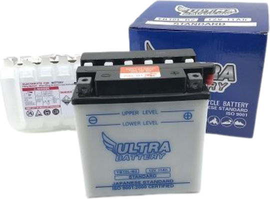 Ultra Motorradbatterie YB10L-B2 mit Kapazität 10Ah