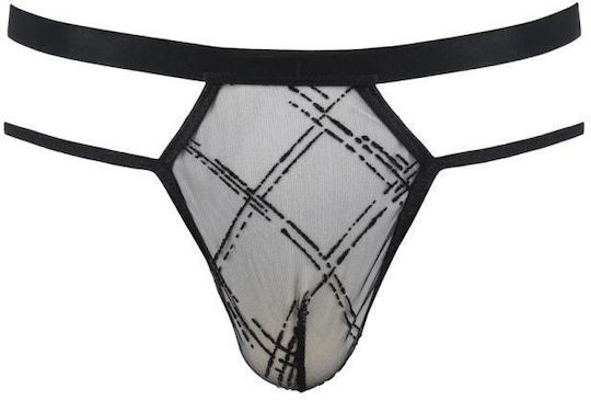 Passion Ανδρικό Sexy String Μαύρο