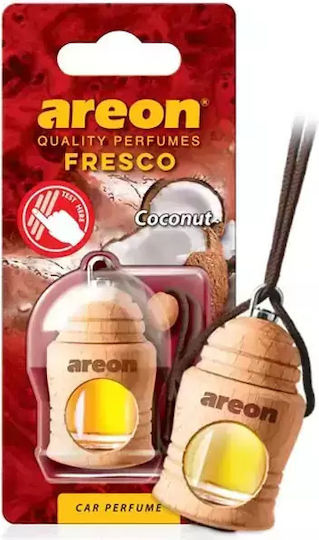 Areon Car Air Freshener Pendand Liquid Fresco Coconut 4ml