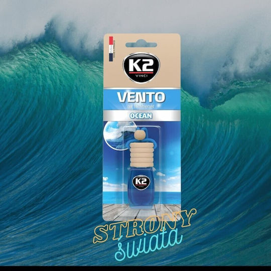 K2 Hängendes Autoduftöl Vento Ozean 8ml 1Stück