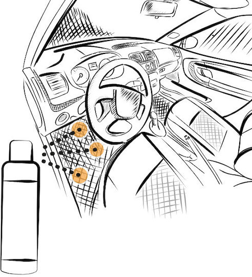 Ucare Car Air Freshener Spray F1 Speedfire Gold 75ml