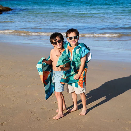 Dock & Bay Kids' Beach Towel Karma Chameleon Microfiber 130x70cm 5061011623874