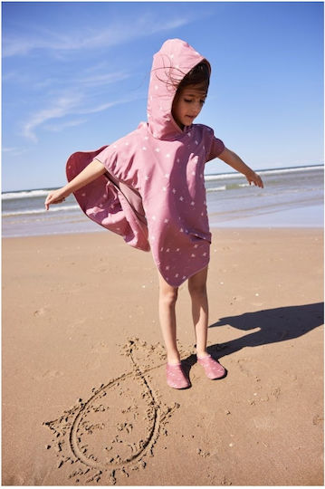 Fresk Kinder Strandponcho Hellblau 20cm.