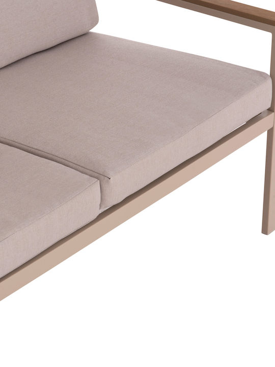 Garten- und Outdoor-Möbelsets Safin 4 Stück Braune mit Kissen