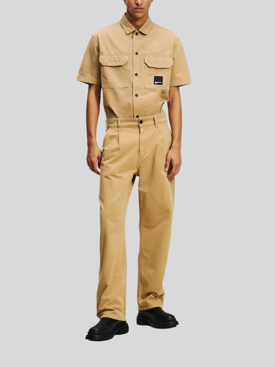 Trousers Chino in Relaxed Fit Brown
