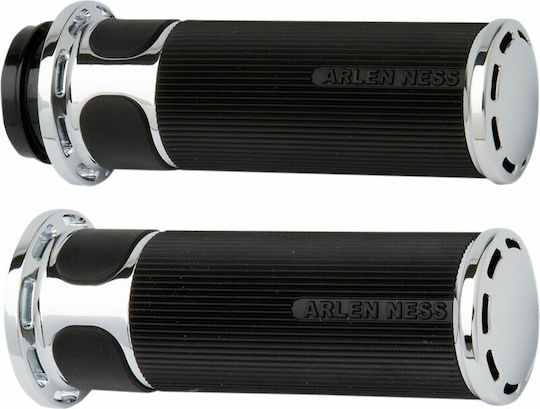 Arlen Ness Motorradlenkergriffe in Schwarz Farbe