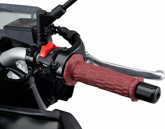 Daytona Handlebar Counterweights in Red color