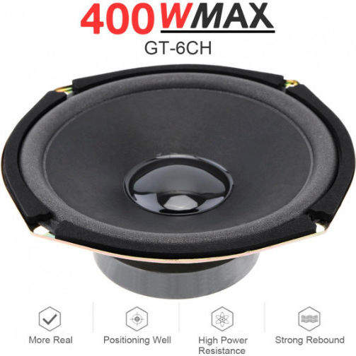 GT 6CH Ηχείο Αυτοκινήτου 6" (Woofer) Τεμάχιο