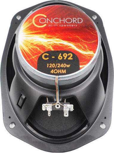 Conchord Auto-Lautsprecher C 692 4x6" mit 120W RMS (2 Weg)