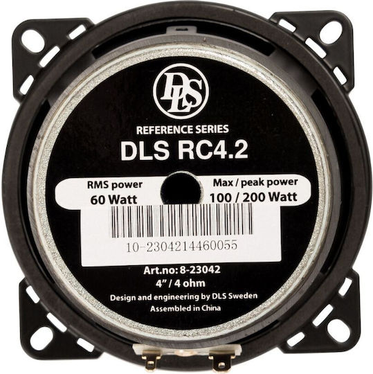 DLS Σετ Ηχεία Αυτοκινήτου Διαιρούμενα 4" με 60W RMS (Woofer)