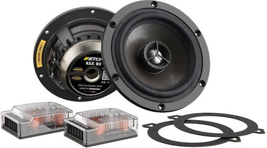 Eton Set Auto-Lautsprecher RSX 80 3" mit 50W RMS (Tieftöner)