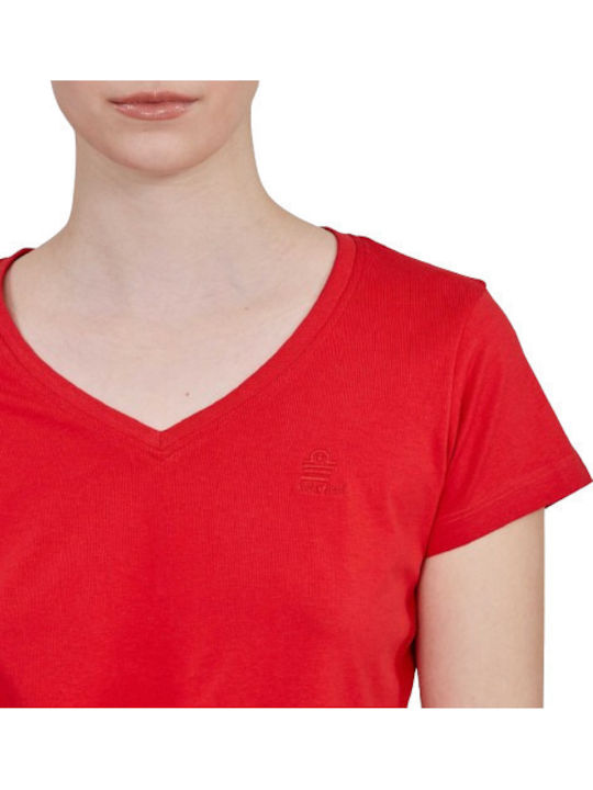 Seker Γυναικείο T-shirt Κοκκινο