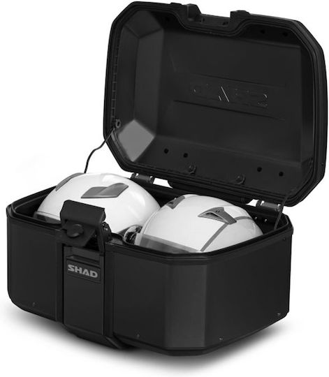 Shad Terra TR55 Μπαγκαζιέρα Μοτοσυκλέτας Αλουμινίου 55lt Μαύρη