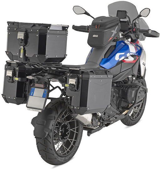 Givi Trekker Outback Monokey Μπαγκαζιέρα Μοτοσυκλέτας Αλουμινίου 42lt Μαύρη