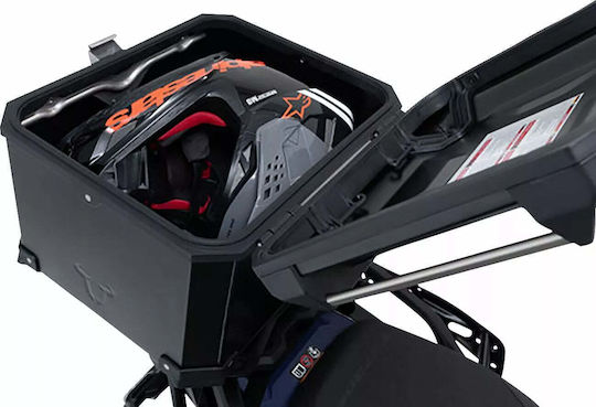 SW-Motech Μπαγκαζιέρα Μοτοσυκλέτας Αλουμινίου 38lt Μαύρη