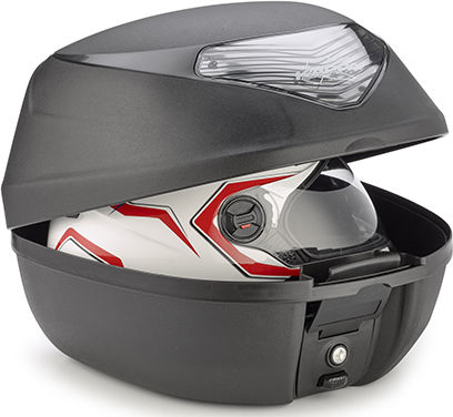 Kappa Moto Monolock Motorcycle Top Case 29lt Black K29NT