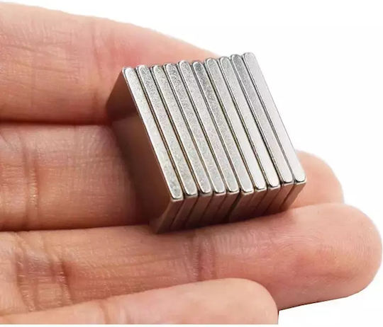 Verk Group Neodymium Magnets Rectangular 10x10mm 10pcs
