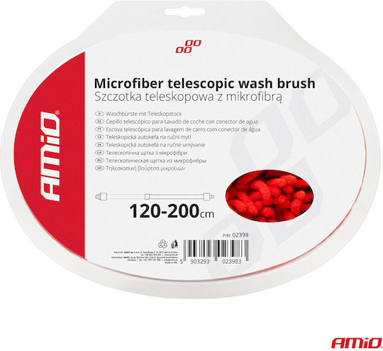 AMiO Car Washing Brush with Telescopic Handle 120-200cm