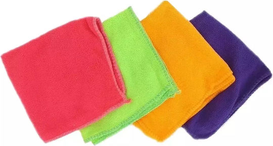 Verk Group Car Microfiber Cleaning Cloths for Car Windows 30x30cm 4 Pieces