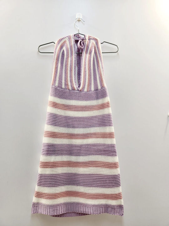 Women's Orange Short Beach Dress