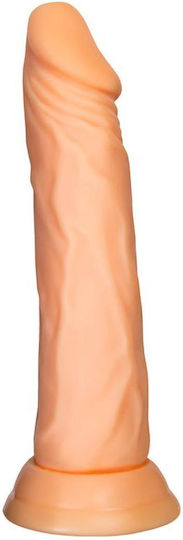 Dildo realist Cu ventuză Roz 17.5cm
