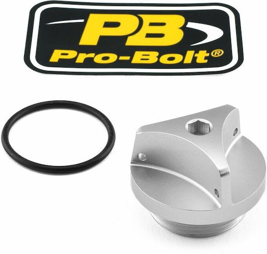 Pro Bolt Τάπα Λαδιού Μοτοσυκλέτας Ασημί OFCK10S