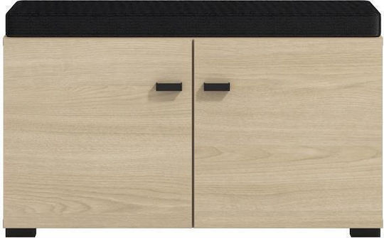 Rathlin Kom Έπιπλο Εισόδου με Παπουτσοθήκη & Παγκάκι Light Port Oak 77x35x41εκ.