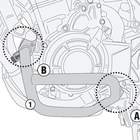 Givi Tn1203 Engine Guard Honda Nx 500 2024 >