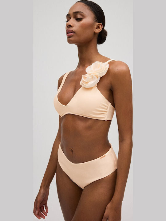Bikini Τριγωνάκι Floral Ivory