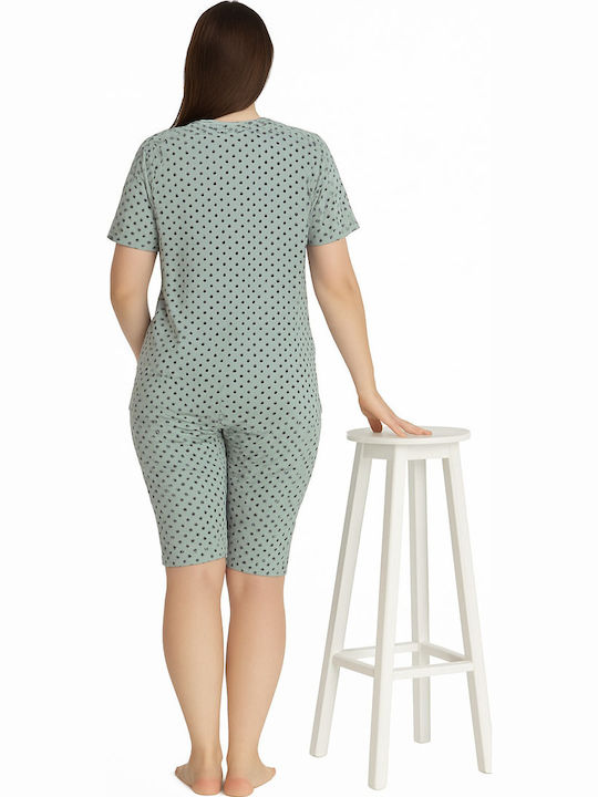 Miss Lale Summer Women's Pyjama Set Pistachio