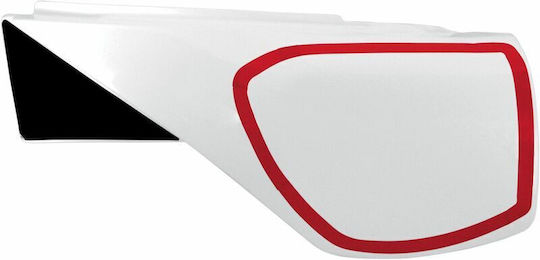 UFO Πλαϊνό Πλαστικό Μοτοσυκλέτας για Yamaha TT Λευκό