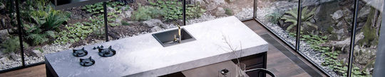 GraniteQ Morgan 110 Ένθετος Νεροχύτης Inox Μ57xΠ50cm Γκρι
