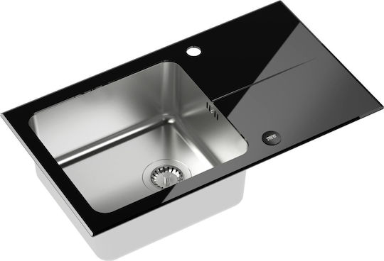 Steiner 70134910 Ένθετος Δεξιός Inox με Μπαταρία Μ35xΠ35cm Γκρι