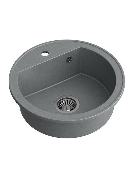 Steiner Drop-In Chiuvetă din Granit Sintetic L51xW18cm Granit gri