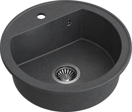 Steiner Ένθετος από Συνθετικό Γρανίτη Μ51xΠ18cm Granite Black