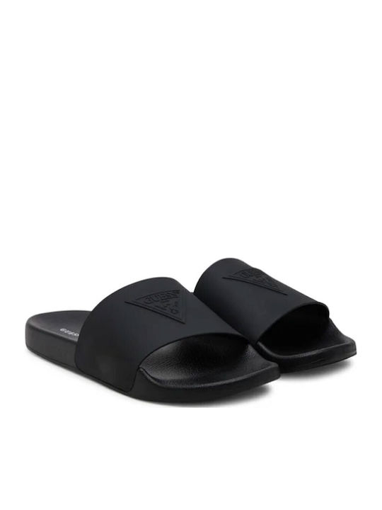 Men's Black Slides