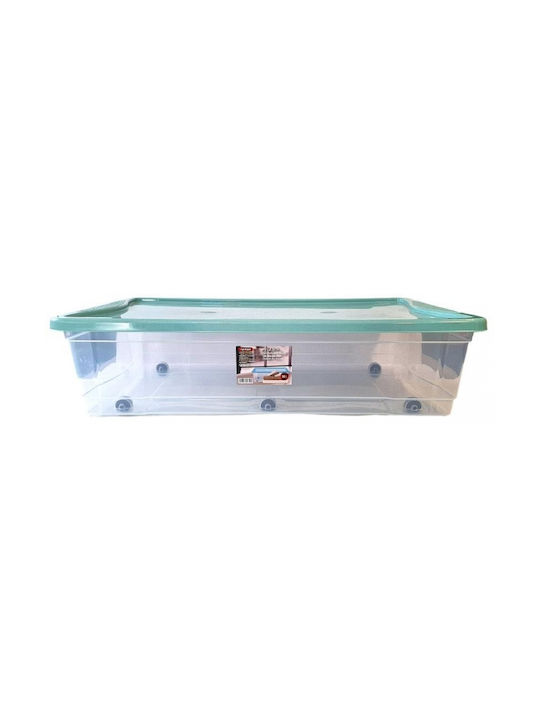 Cyclops Plastic Storage Box with Wheels and Lid 19.4cm 1pcs