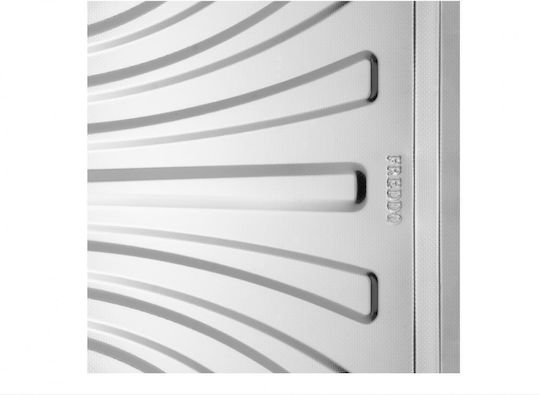 Freddo Ένθετος Νεροχύτης Δεξιός Inox Μ80xΠ50cm Γκρι