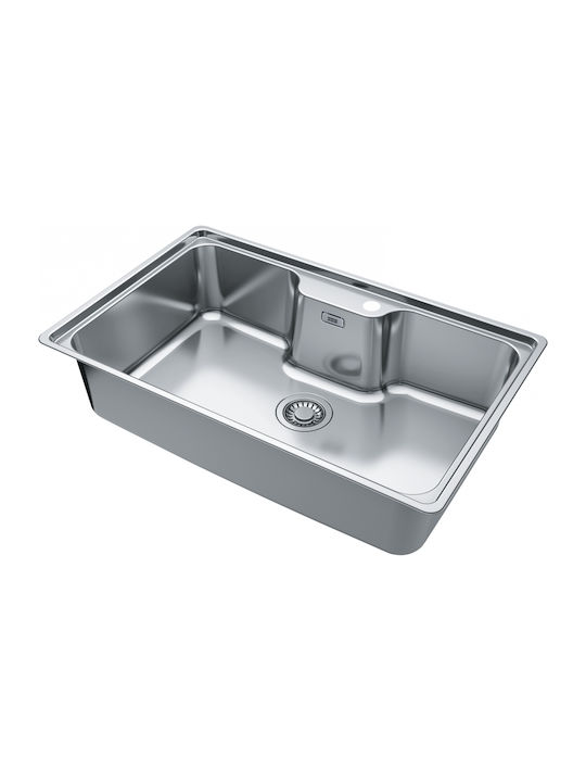 Franke Bell Bcx 610-81 1010517505 Drop-In Sink Inox W81xD51cm Silver