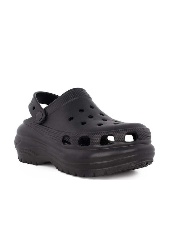 Seven Damen Clogs Schwarz Seven Damen Clogs Schwarz