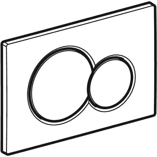 Geberit Sigma 01 Flush Plate Dual Flush White
