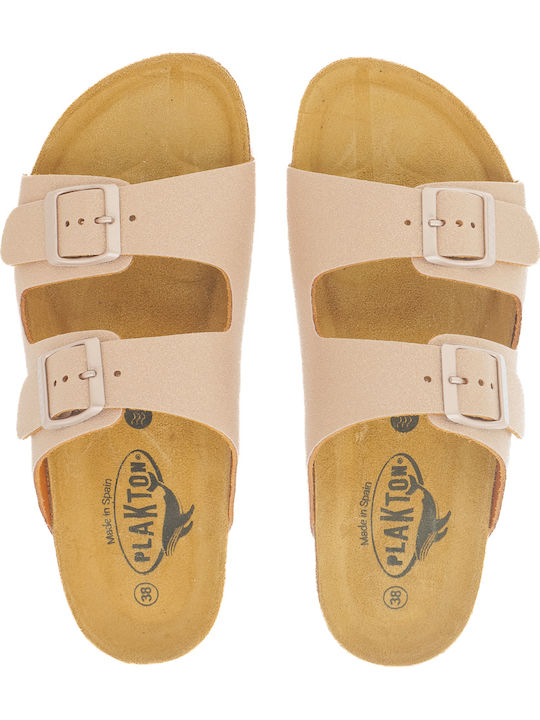 Leder Herrensandalen Salmon