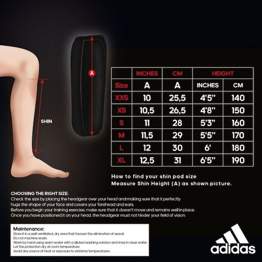 adidas Предпазители На Подбедриците За Възрастни Бели