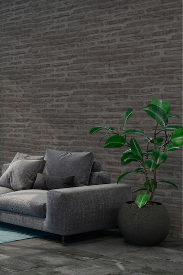 Тапет за Стена New Walls Винил Сив 1005x53см Миеща се