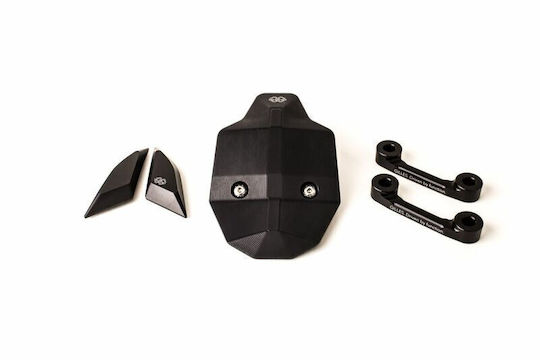 Gilles Motorcycle Frame Protectors Ducati Panigale V4 2018-2020 Black